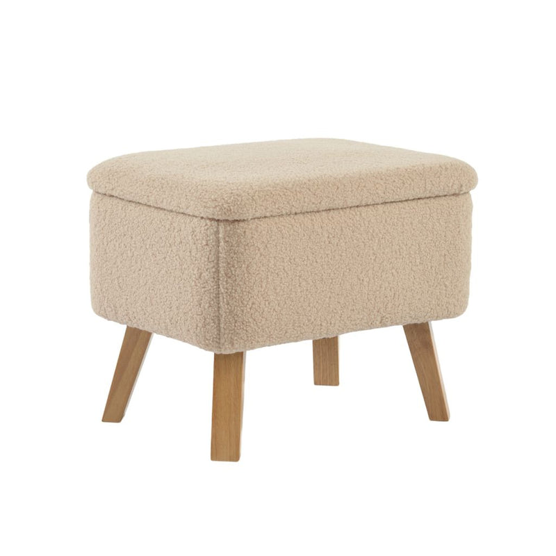 Bebe & Beyond Soother Nursing Chair + Stool – Boucle Collection Oat