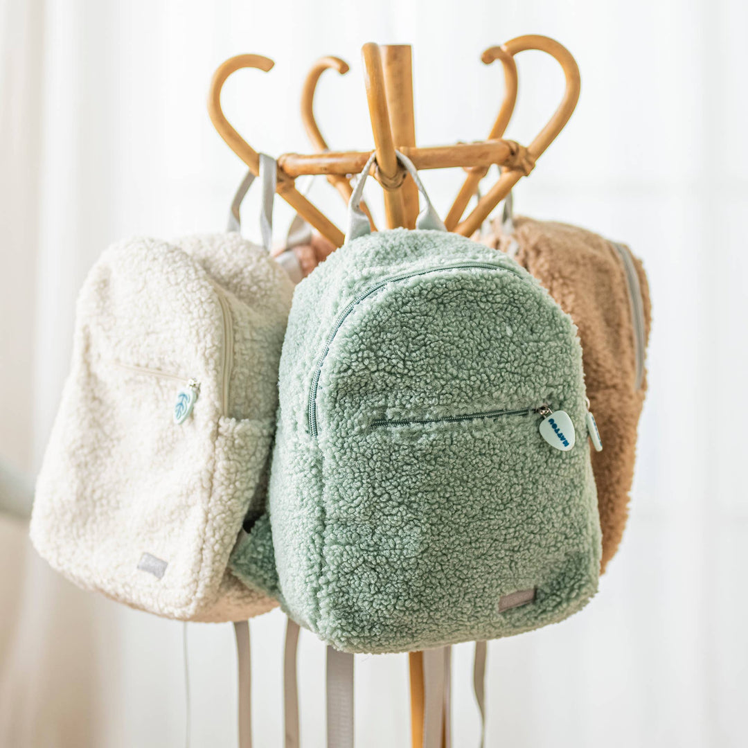 Nattou Teddy Backpack - Teddy Green