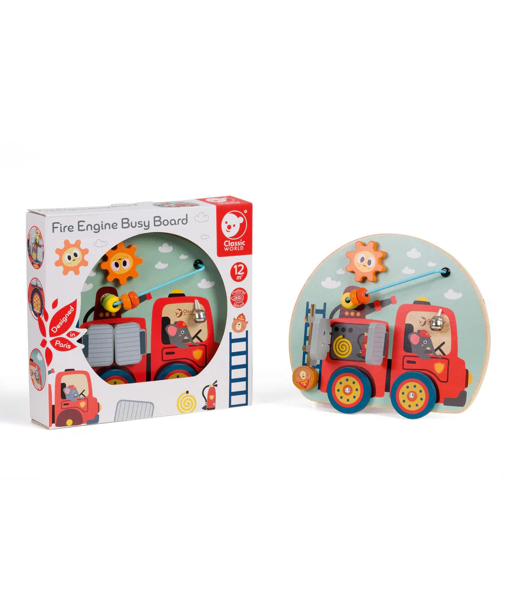 Classic World Busy Board - Fire Engine