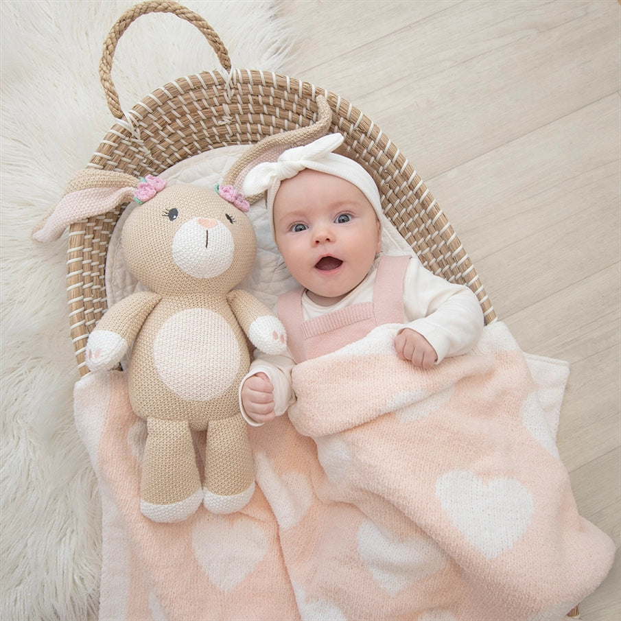 Living Textiles Amelia the Bunny Knitted Toy