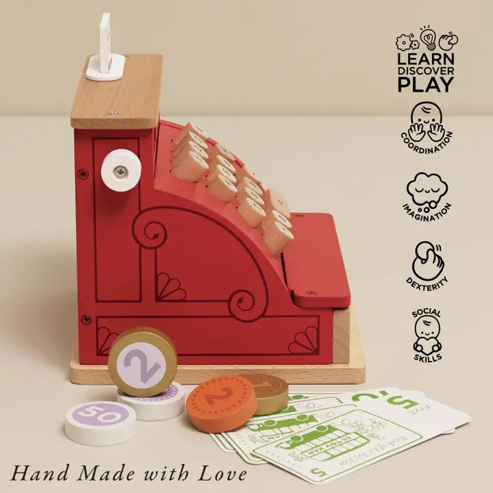 Le Toy Van Shop Till, Cash Register & Money