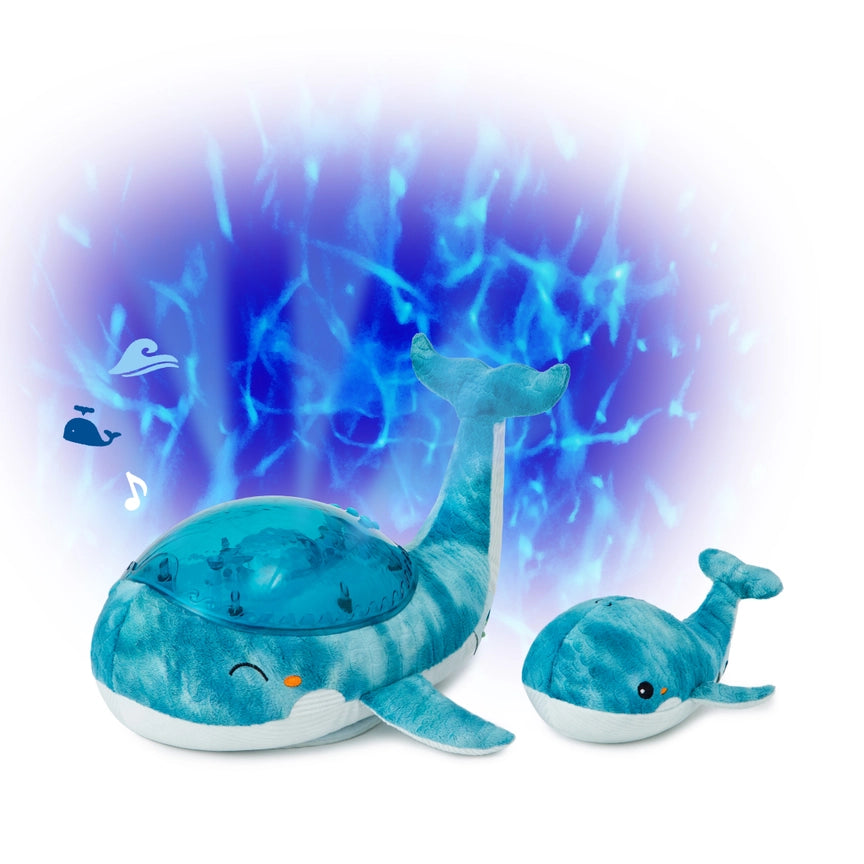 Cloud B Tranquil Whale Projector, Night Light & Sound - Blue