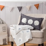 Peter Rabbit Spot Me Throw - Silver 130x150