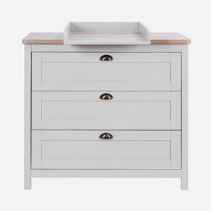 Tutti Bambini Verona Changing Unit - Dove Grey/Oak