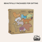 Le Toy Van Woodland Stacking Forest Animals & Bag