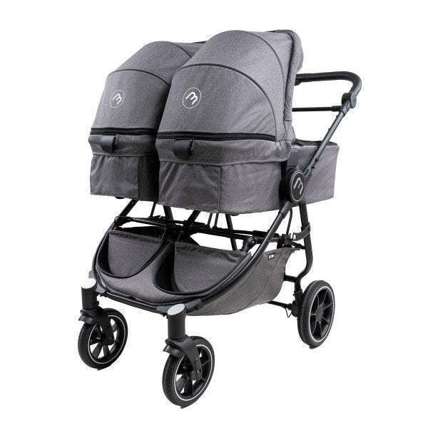 Baby Monsters Easy Twin 4.0 Twin Pushchair + x2 Carrycots