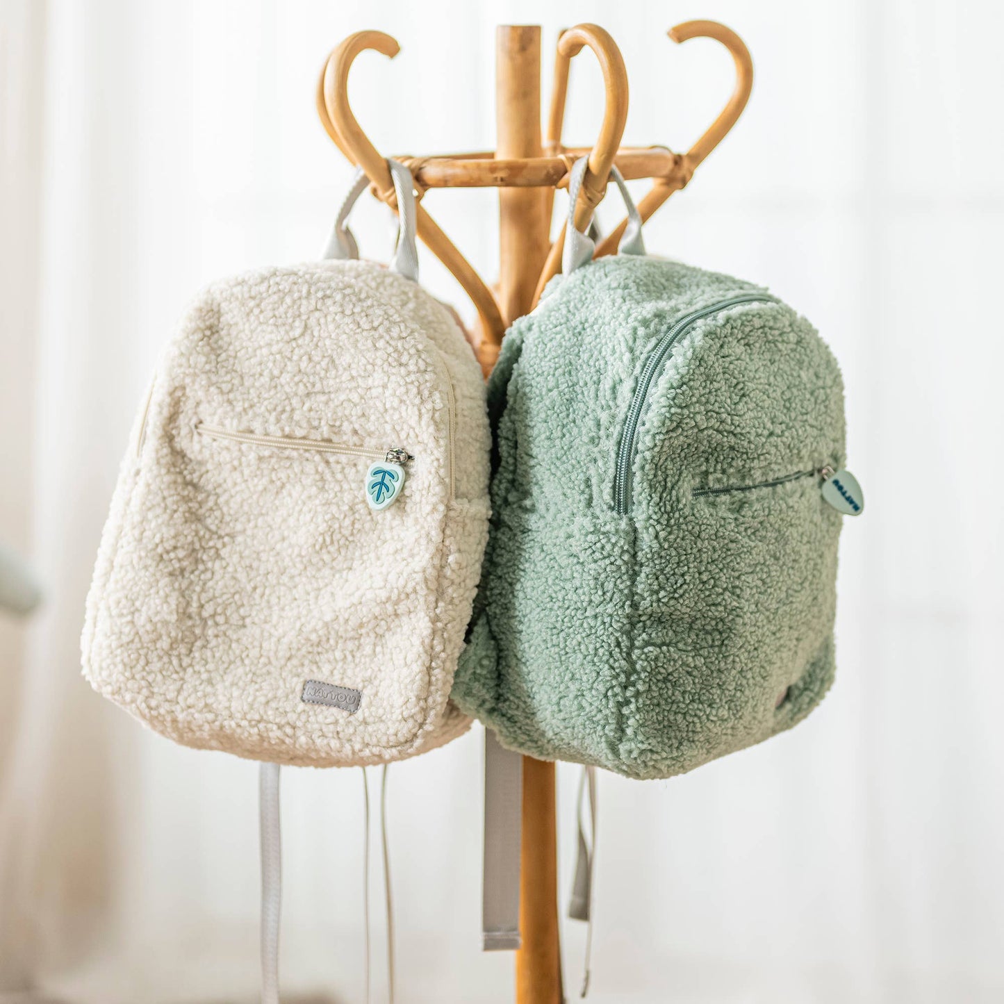 Nattou Teddy Backpack - Ecru
