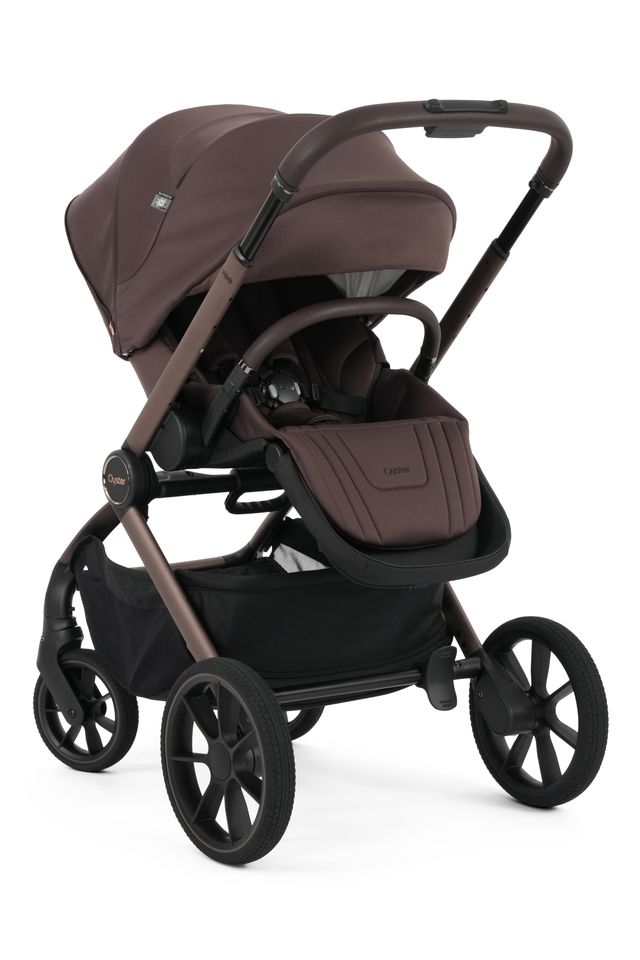 Oyster Vee Stroller Bundle - Chocolate