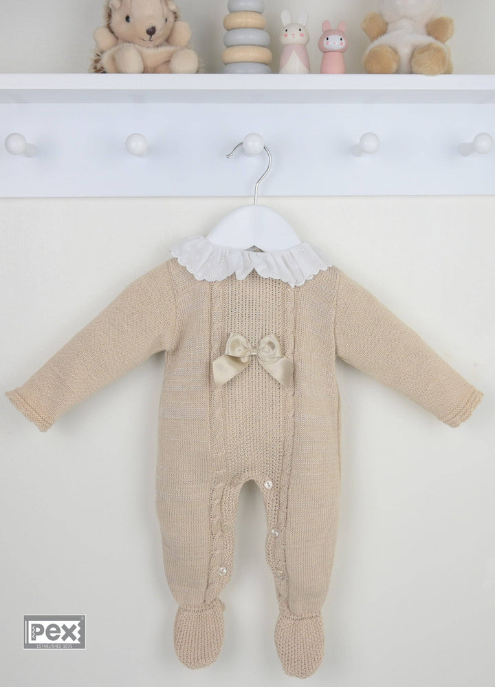 Pex Naomi Bow Romper - Natural