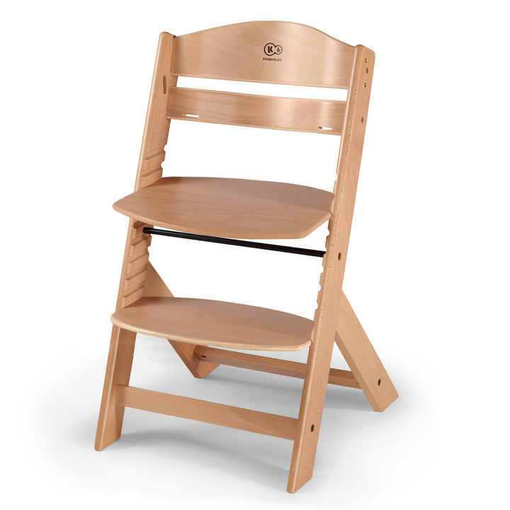 Kinderkraft Enock Wooden Highchair - Natural