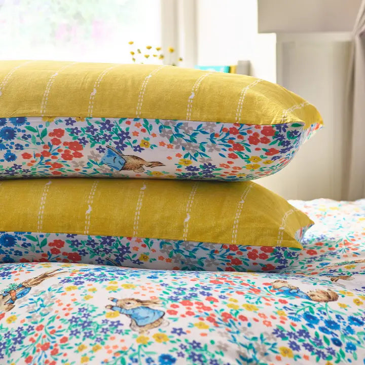 Florelli Peter Rabbit 100% Cotton Single Duvet Cover Set Cobalt