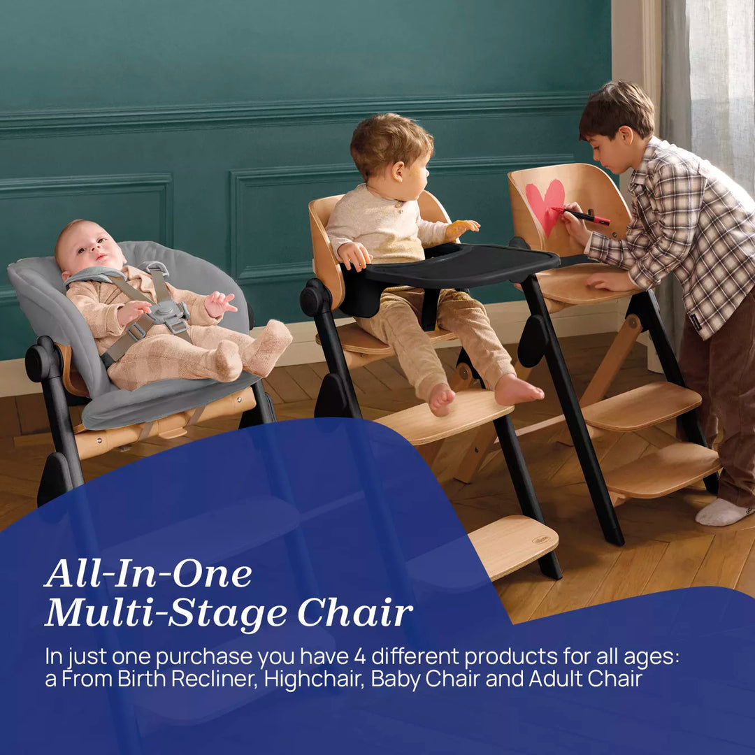 Chicco Meraviglia Highchair - Ebony