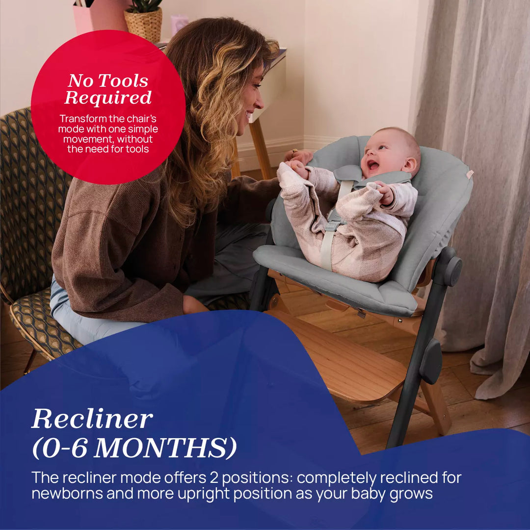 Chicco Meraviglia Highchair - Ebony