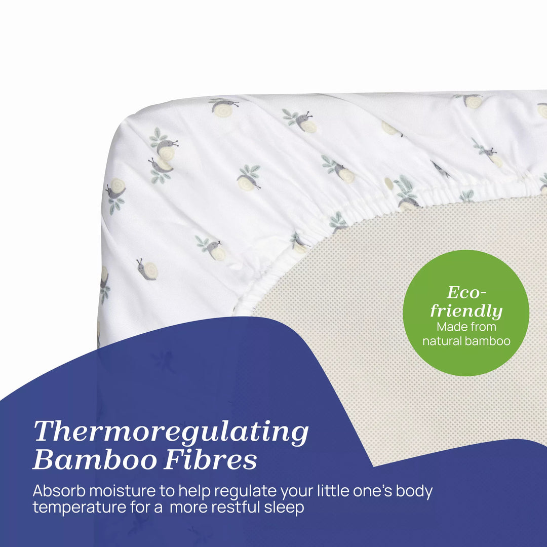 Chicco Next2Me Crib 2Pack Sheets Set - Greenery