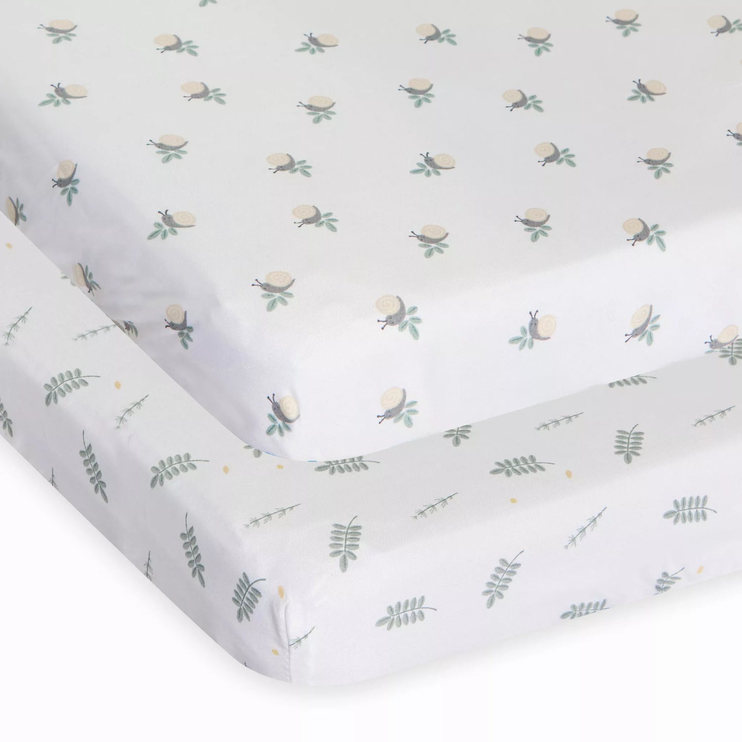 Chicco Next2Me Crib 2Pack Sheets Set - Greenery