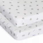 Chicco Next2Me Crib 2Pack Sheets Set - Greenery