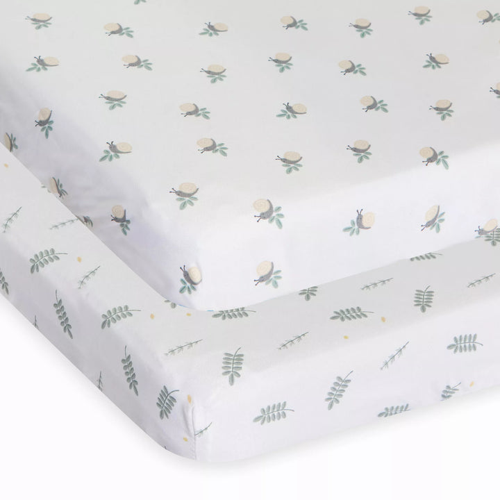 Chicco Next2Me Crib 2Pack Sheets Set - Greenery