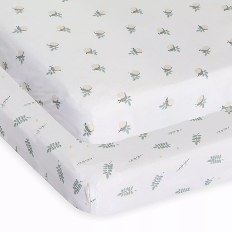 Chicco Next2Me Crib 2Pack Sheets Set - Greenery