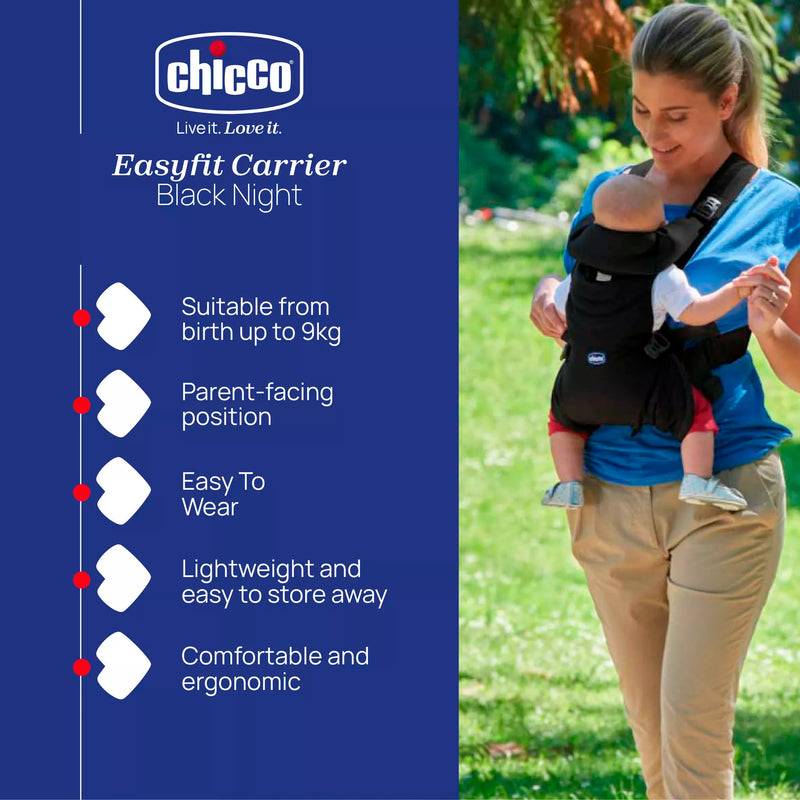 Chicco EasyFit Baby Carrier - Grey