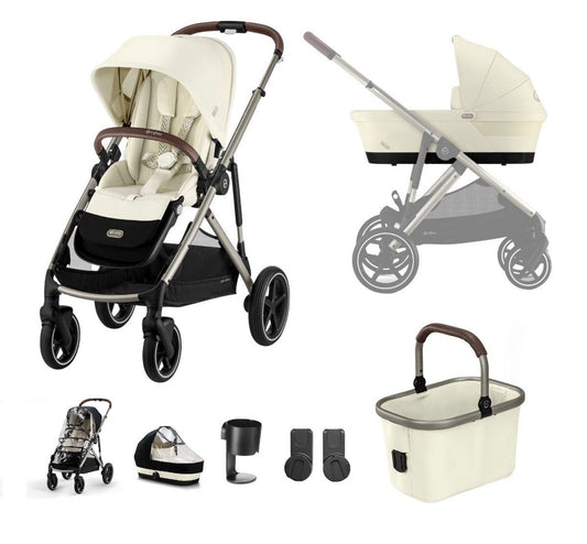 CYBEX Gazelle S Essential Bundle - Seashell Beige