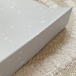 Bobbin & Bumble Anti-Roll Wedge Changing Mat – Grey Stars