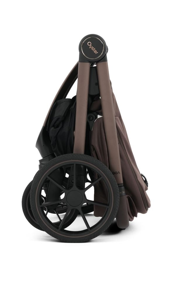 Oyster Vee Stroller Bundle - Chocolate