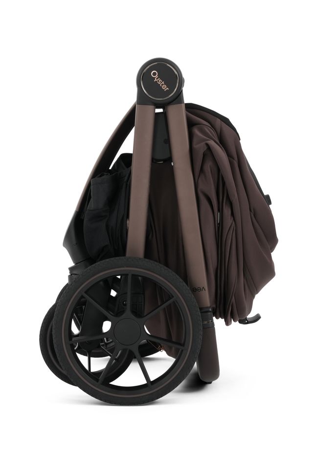 Oyster Vee Stroller Bundle - Chocolate