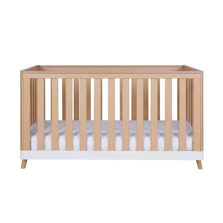 Tutti Bambini Hygge Cot Bed 2 Piece Room Set - White/Light Oak