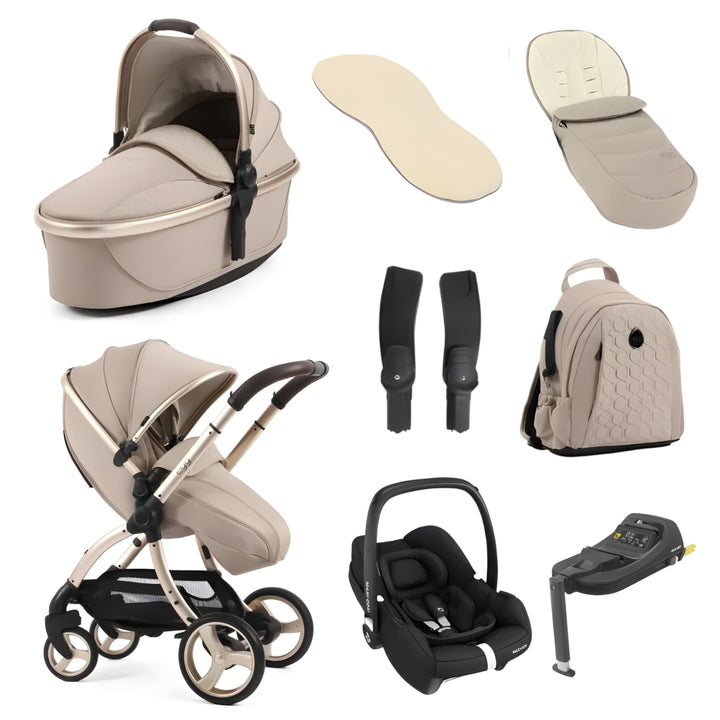 egg3 Maxi-Cosi Cabriofix Bundle - Feather