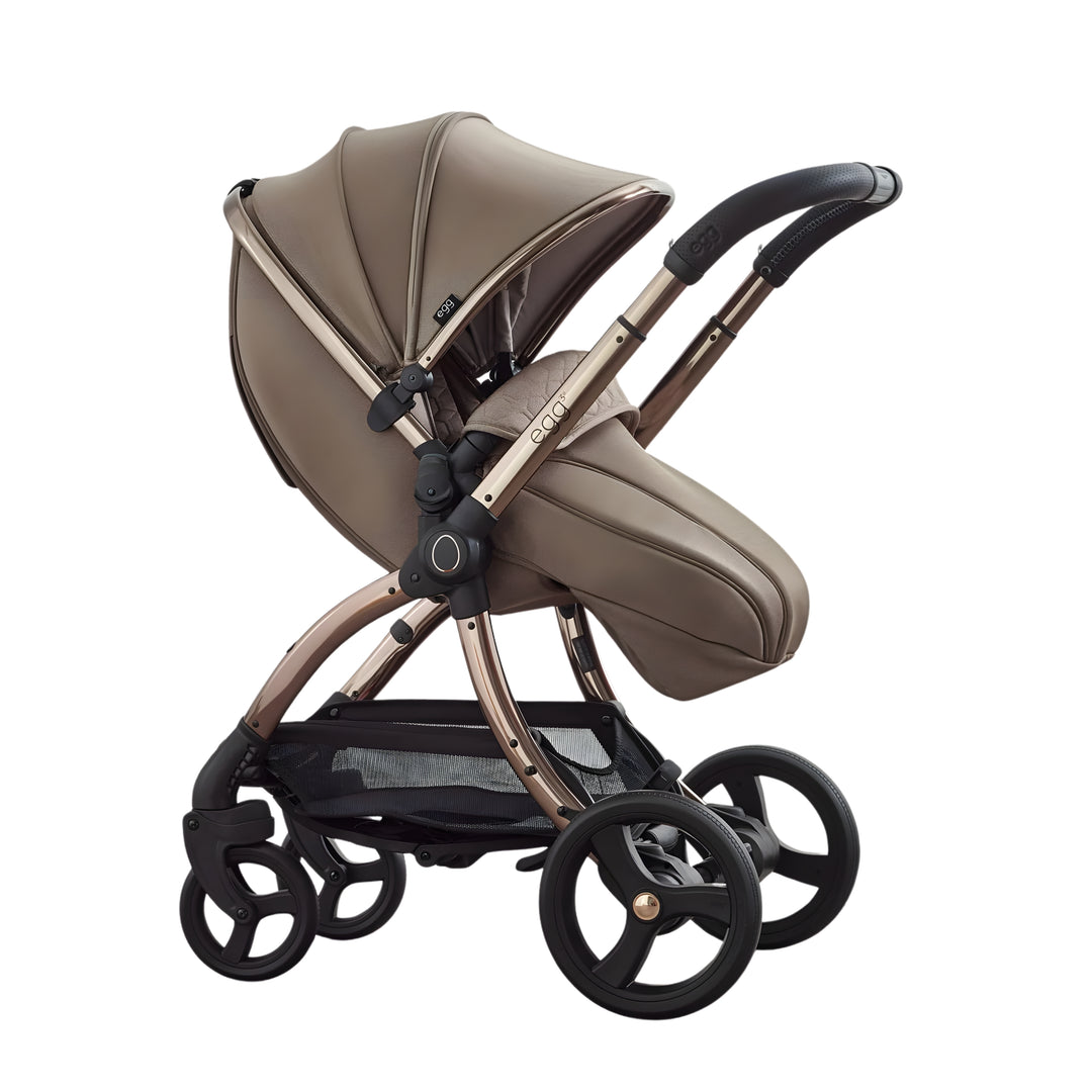 egg3 Luxury Maxi-Cosi Pebble 360 Pro Truffle Travel System Bundle - Mink