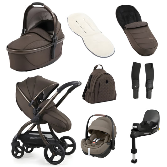 Egg3 Maxi-Cosi Pebble 360 Pro2 Truffle Bundle - Chocolate Velvet