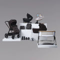 Bababing Raffi MKII 16 Piece Travel System and Home Bundle Inc 360 Car Seat + Isofix Base - Kofe