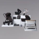 Bababing Raffi MKII 16 Piece Travel System and Home Bundle Inc 360 Car Seat + Isofix Base - Kofe