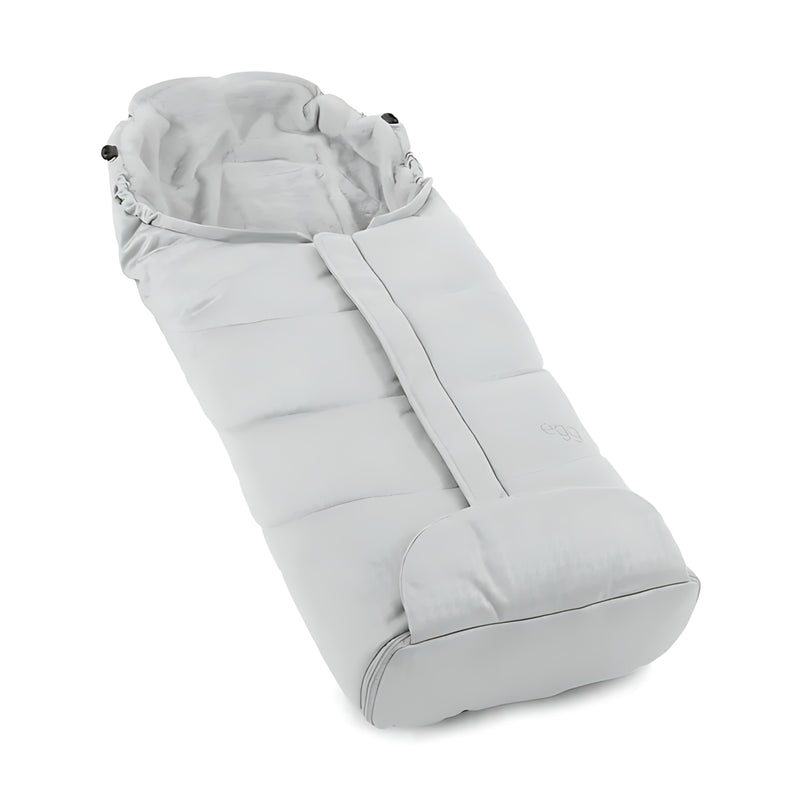 egg3 Footmuff - Houndstooth Silver