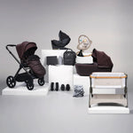 Bababing Raffi MKII 16 Piece Travel System and Home Bundle Inc 360 Car Seat + Isofix Base - Heritage