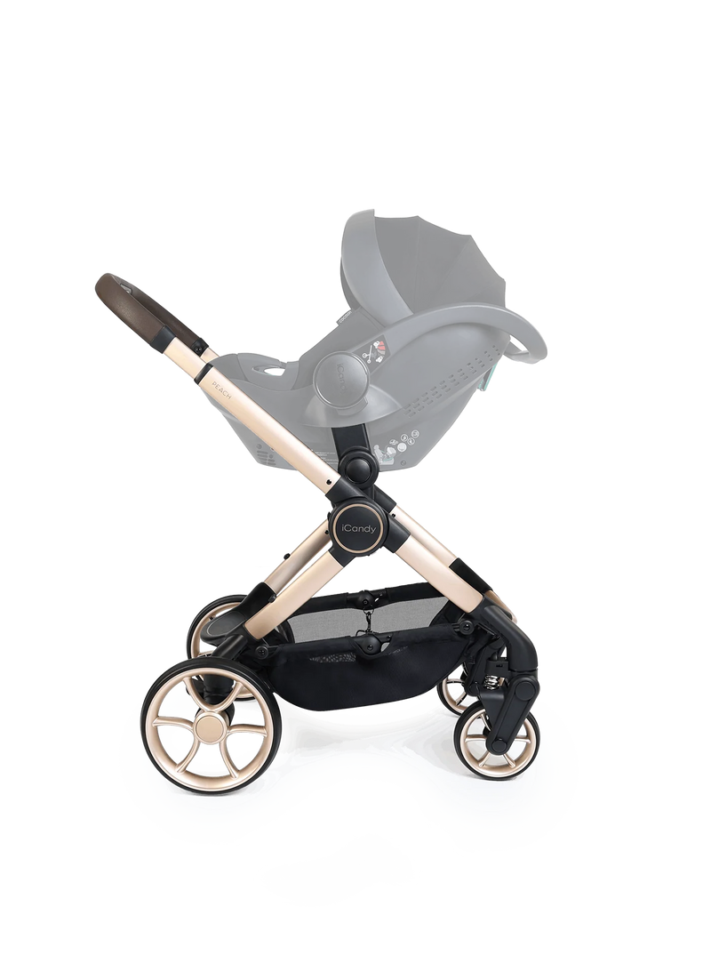iCandy Peach 8 Editions Collection Complete Pushchair, Carrycot + Accessories Bundle - Biscotti