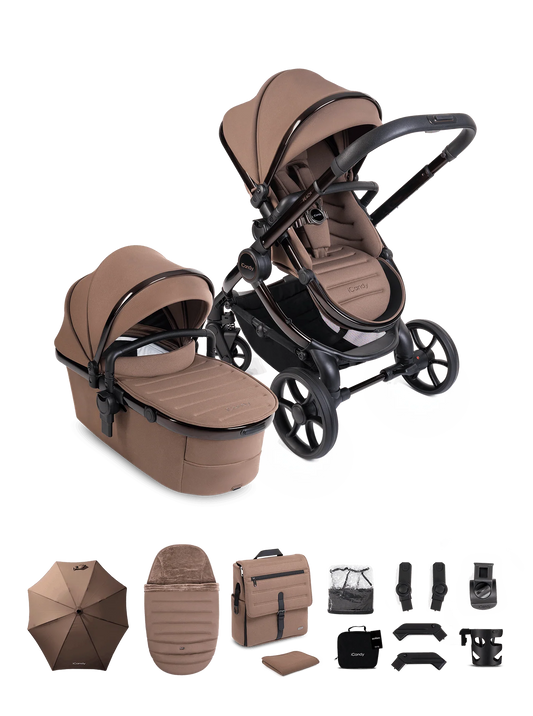 iCandy Peach 8 Editions Collection Complete Pushchair, Carrycot + Accessories Bundle - Coco