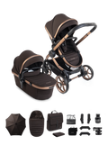 iCandy Peach 8 Editions Collection Complete Pushchair, Carrycot + Accessories Bundle - Pecan