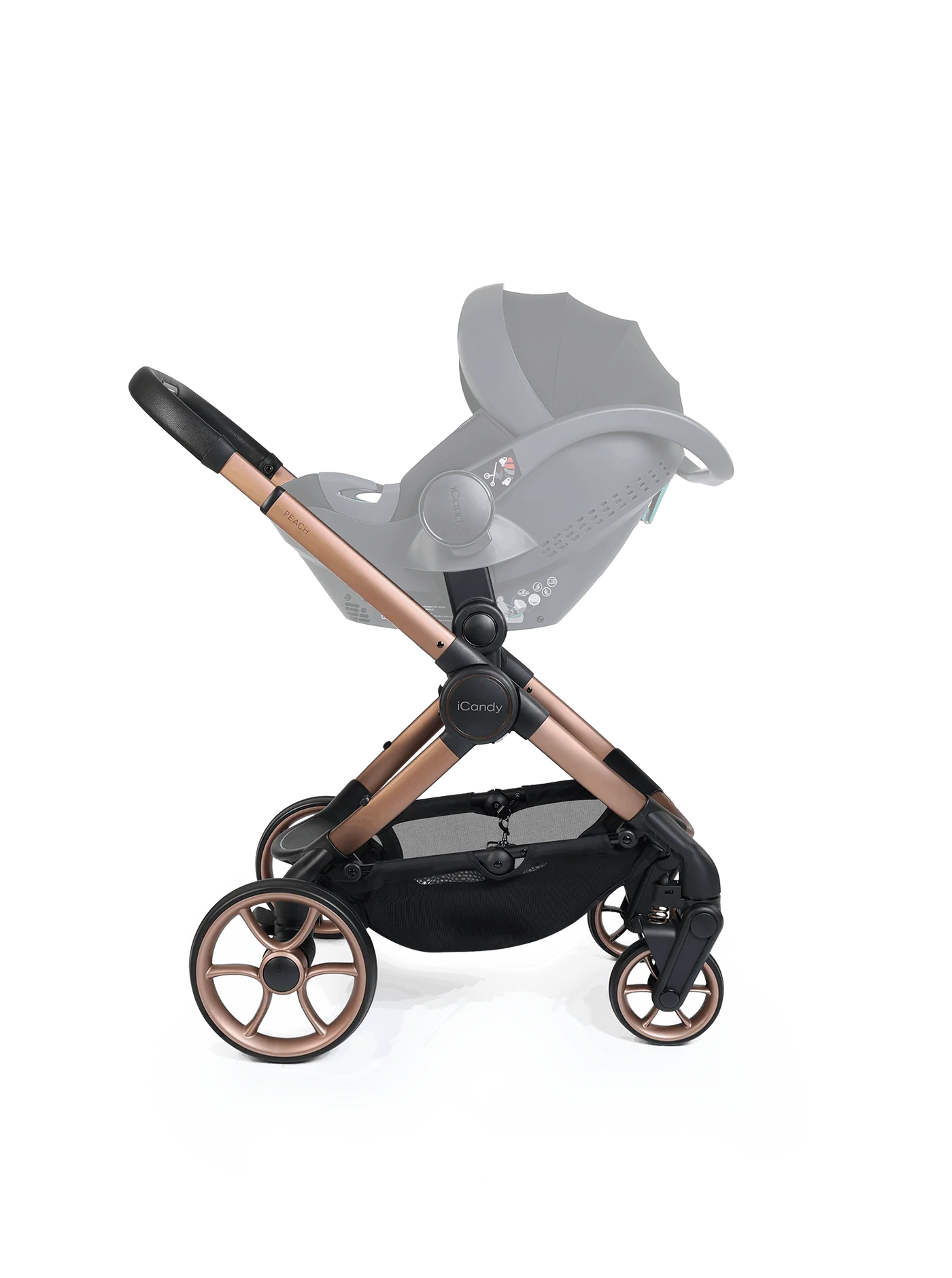 iCandy Peach 8 Editions Collection Complete Pushchair, Carrycot + Accessories Bundle - Pecan