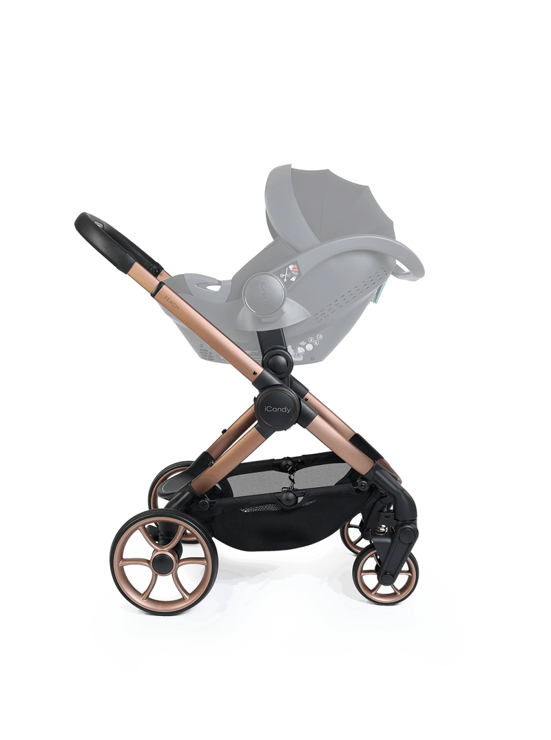 iCandy Peach 8 Editions Collection Complete Pushchair, Carrycot + Accessories Bundle - Pecan
