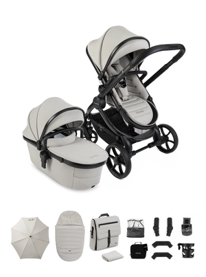iCandy Peach 8 Complete Pushchair, Carrycot + Accessories Bundle - Taupe