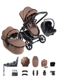 iCandy Peach 8 Editions Collection Complete Bundle with Cocoon 360 Car Seat & Base - Coco