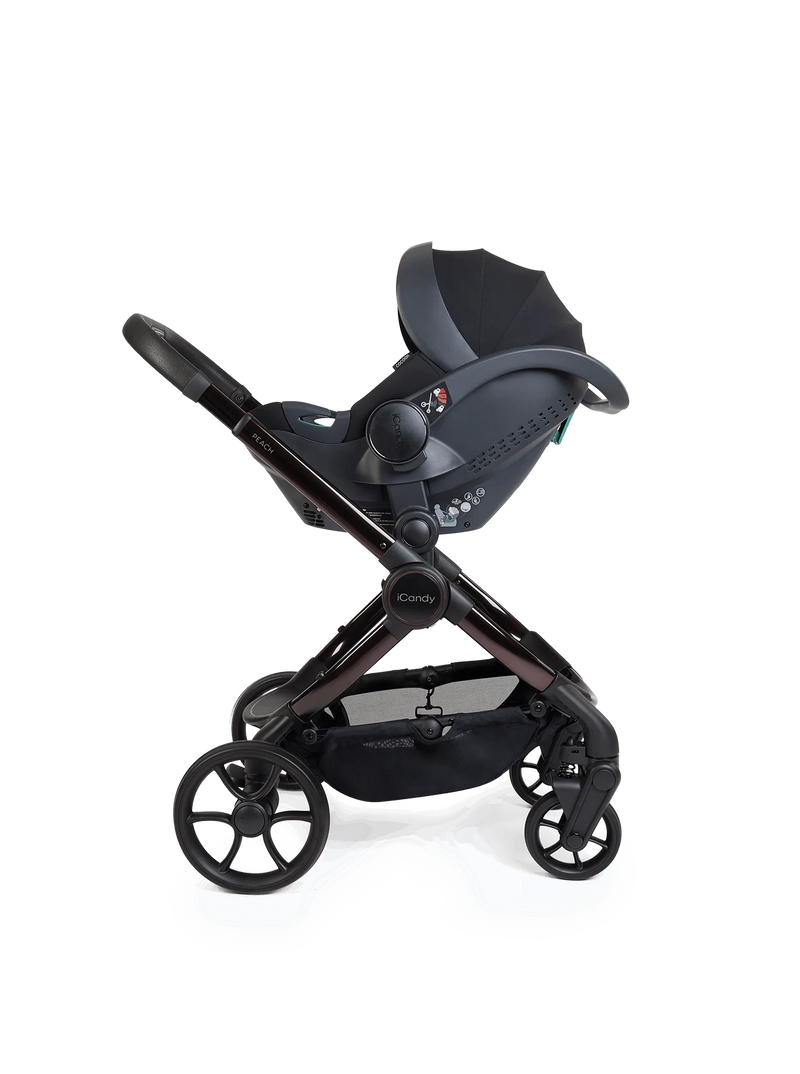 iCandy Peach 8 Editions Collection Complete Bundle with Cocoon 360 Car Seat & Base - Coco