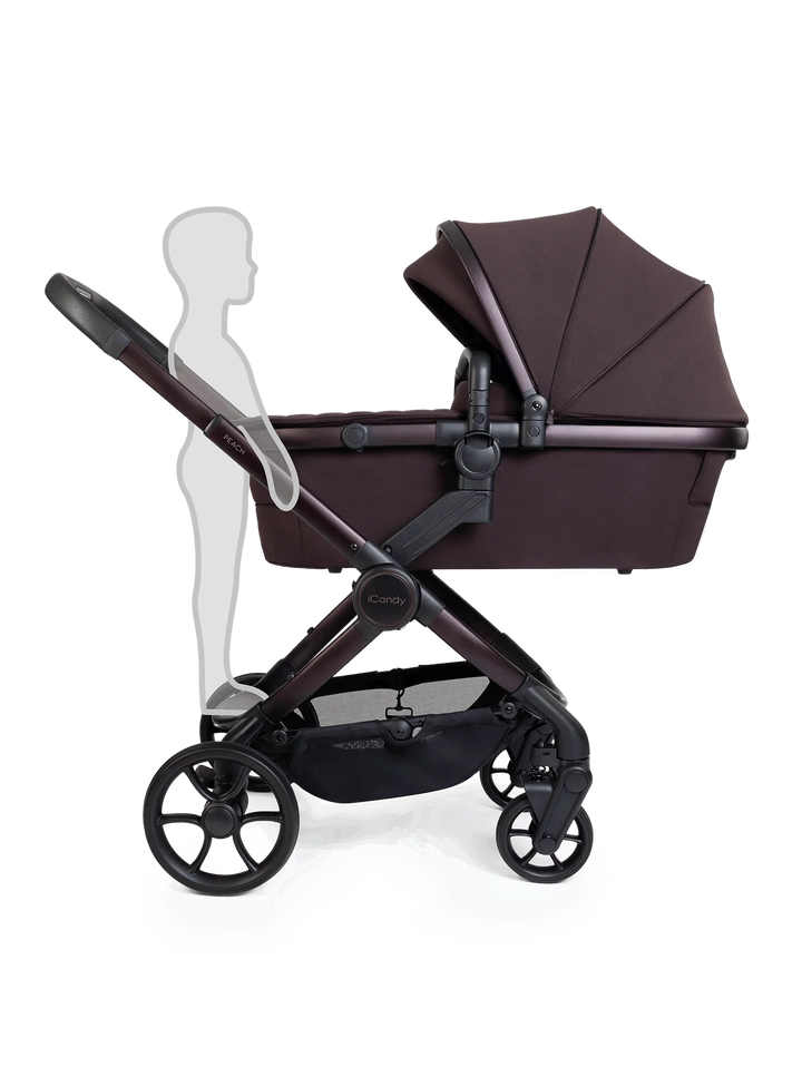 iCandy Peach 8 Editions Collection Complete Pushchair, Carrycot + Accessories Bundle - Coffee Bean