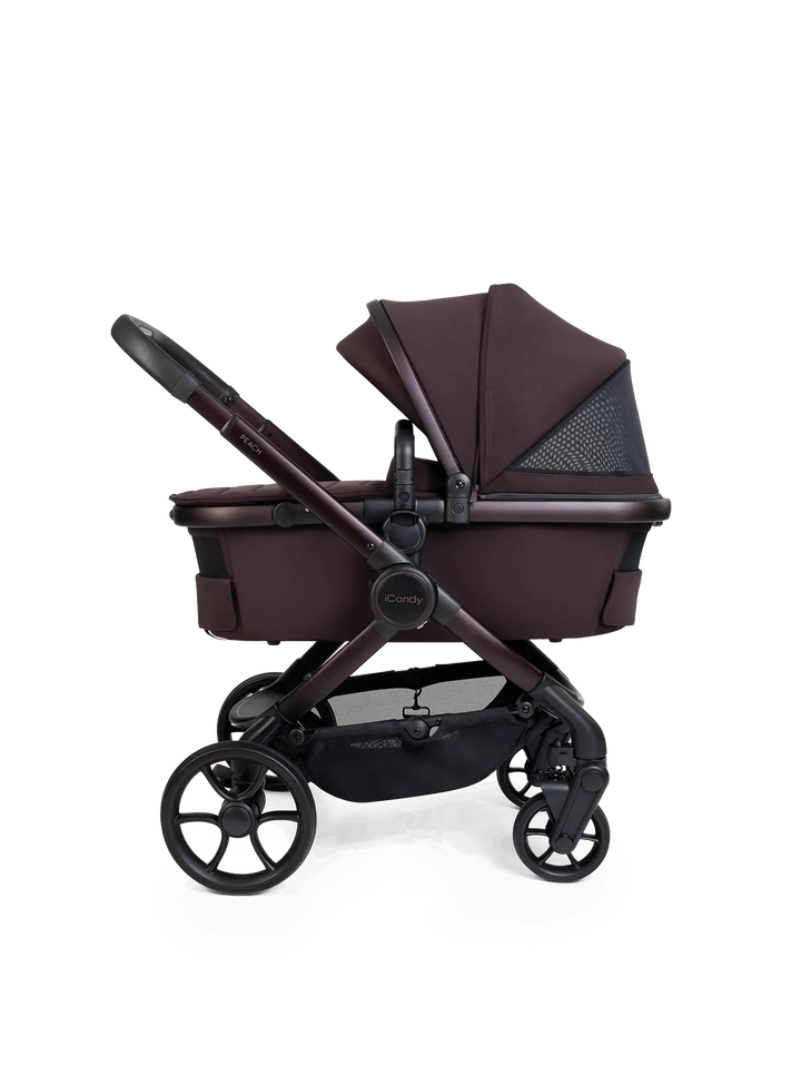 iCandy Peach 8 Editions Collection Complete Pushchair, Carrycot + Accessories Bundle - Coffee Bean