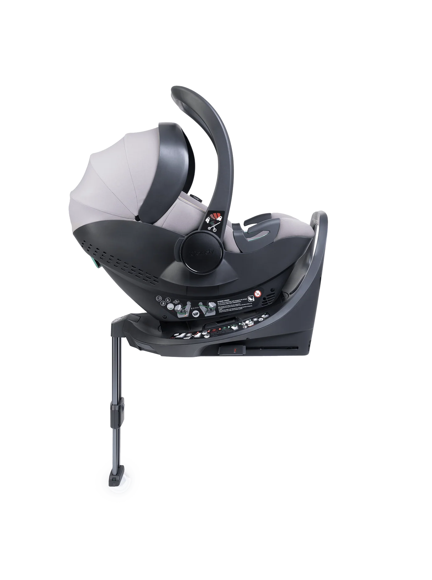 iCandy Peach 8 Complete Bundle with Cocoon 360 Car Seat & Base - Grey