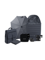 iCandy Peach 8 Complete Pushchair, Carrycot + Accessories Bundle - Grey