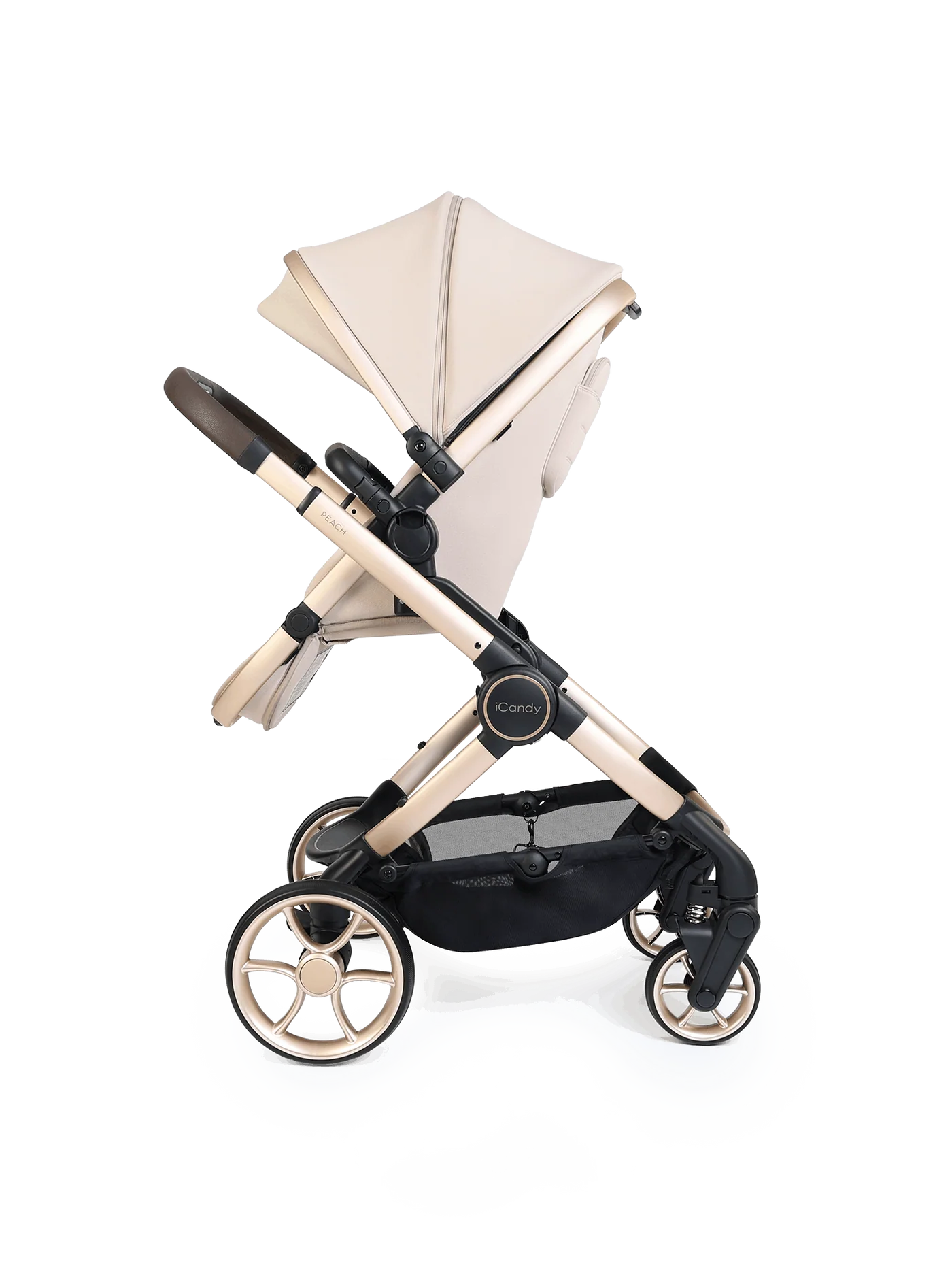 iCandy Peach 8 Editions Collection Complete Pushchair, Carrycot + Accessories Bundle - Biscotti
