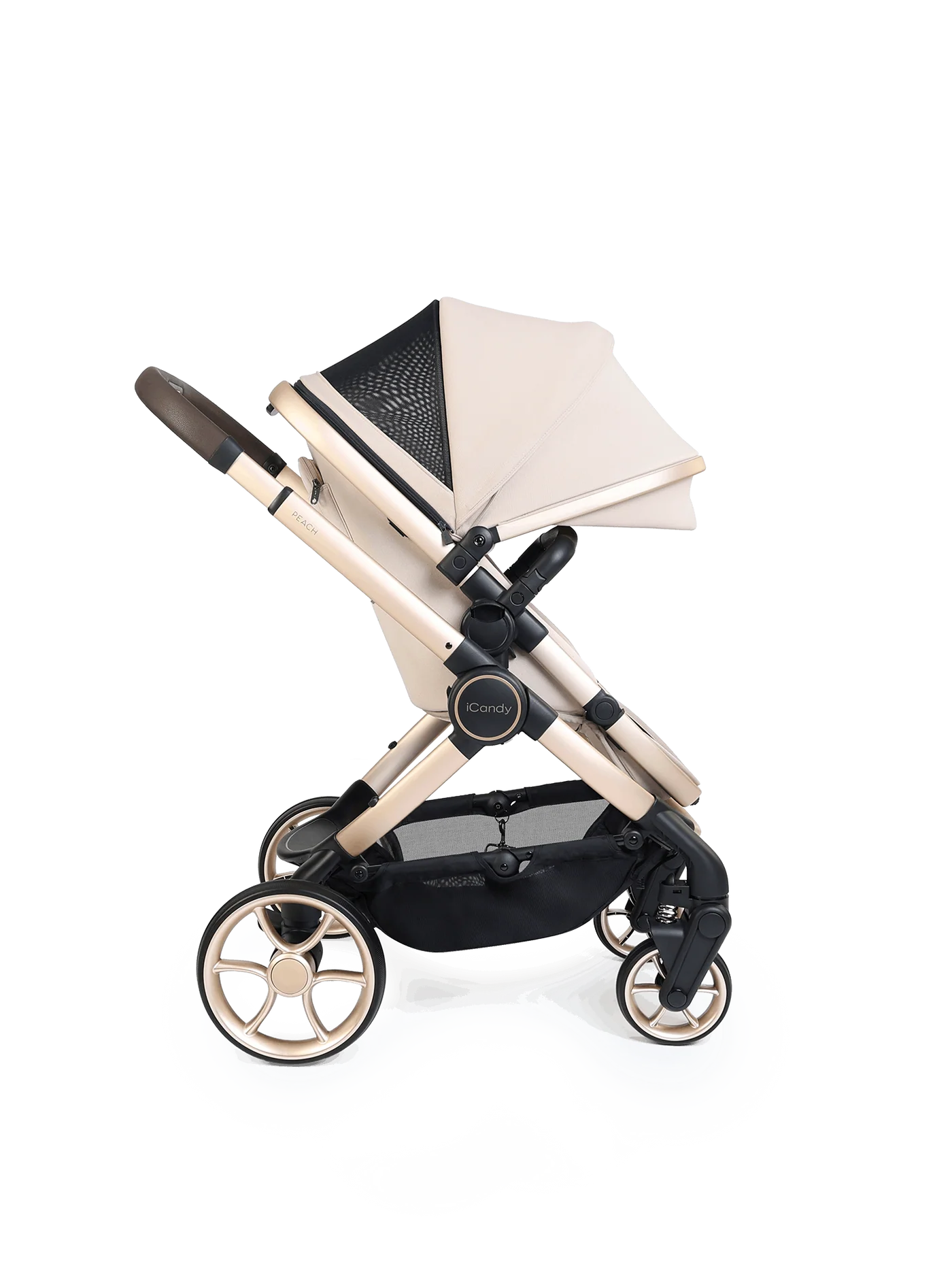 iCandy Peach 8 Editions Collection Complete Pushchair, Carrycot + Accessories Bundle - Biscotti