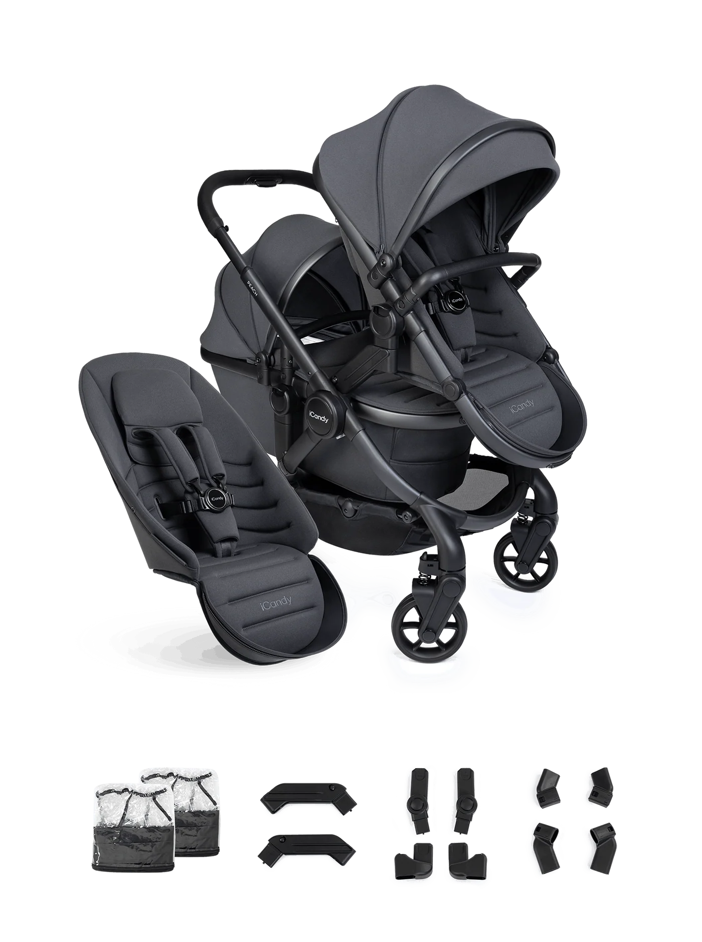 iCandy Peach 8 Double - Grey